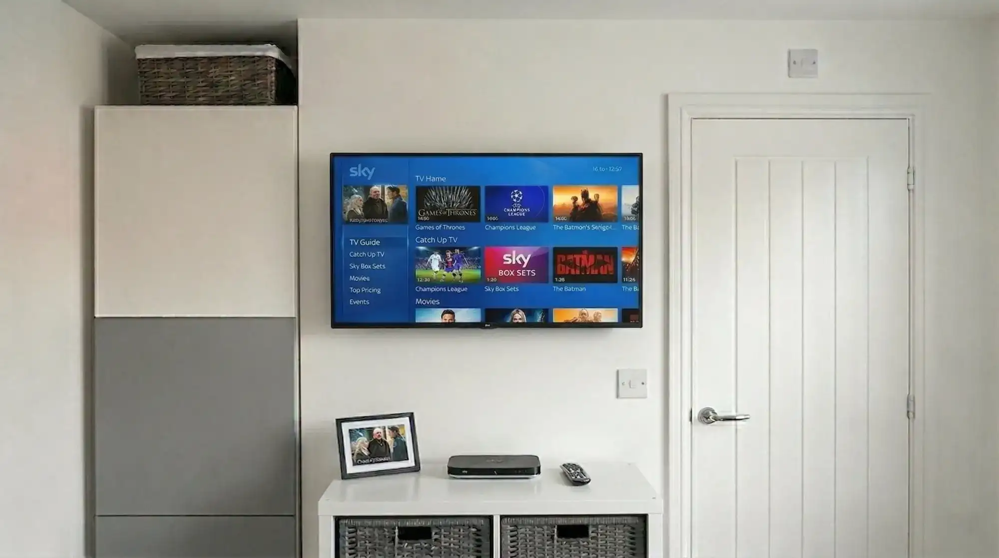 Completed 2 tvs with concealed cables — colchester by Advanced Aerials