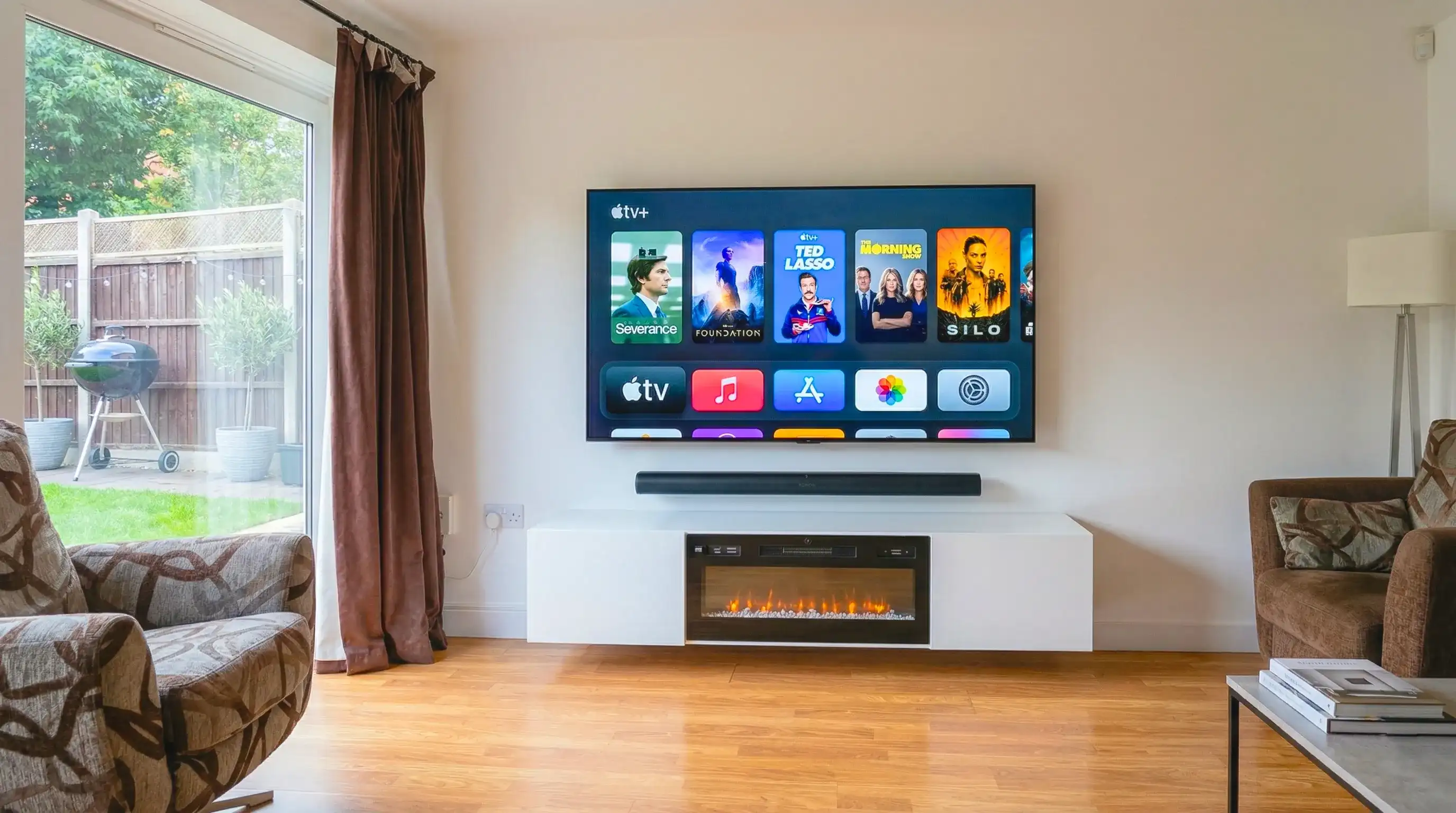 Completed tv & soundbar, electric fire — colchester by Advanced Aerials